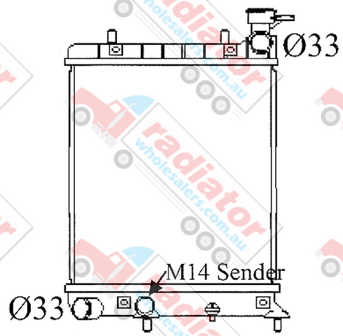 RW427103M Radiator